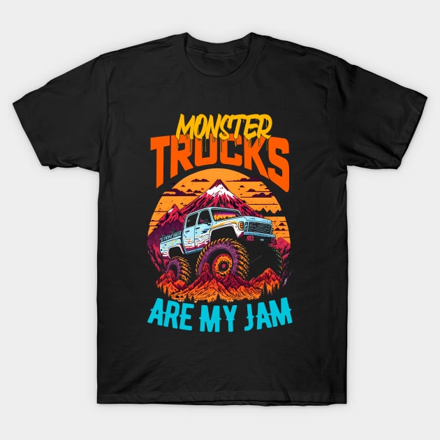 Monster Truck are my Jam Funny T-Shirt by T-shirt US